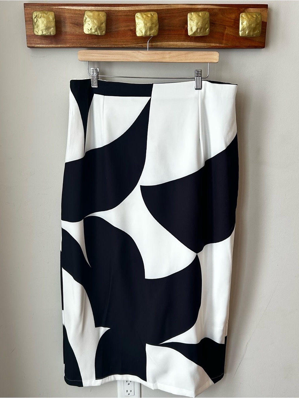 🟢 5 for $25 🟢 NWT STYLEWE Black and White Graphic Skirt Career Wear Capsule Ward